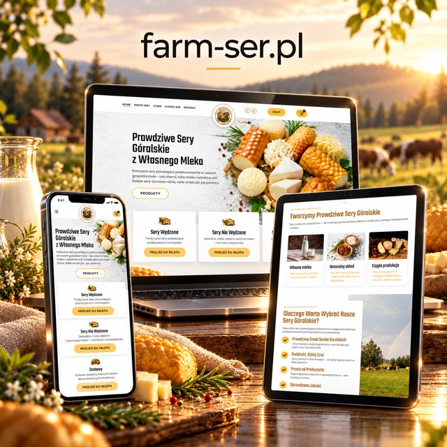 Mockup projektu Farm-Ser