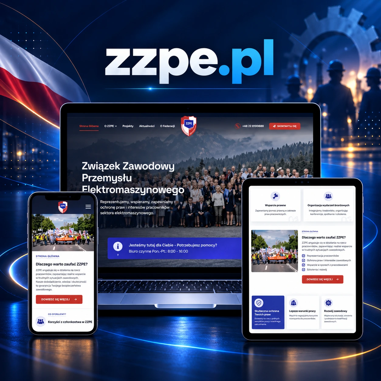 Mockup realizacji ZZPE